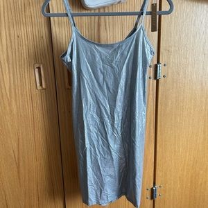 SKIMS Fits Everybody Slip Dress Silver